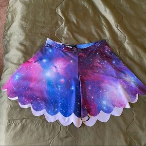 Black Milk Purple Galaxy Shorties size L